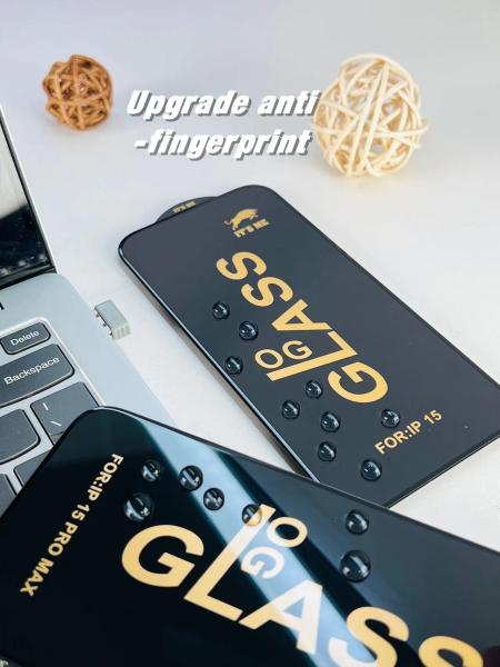 Tempered Glass Full Glue Glass Screen Protector Large Curve OEM For Iphone 15
