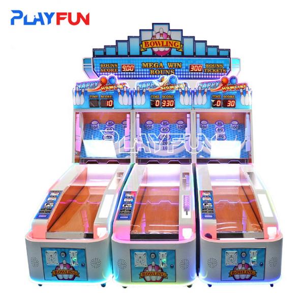 Indoor Sports parque de diversões crianças bola de boliche Arcade máquinas de resgate bilhete loteria bolas máquina de jogo de boliche