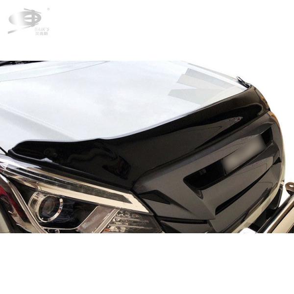 Bright Black Bonnet Chip Protectors , PMMA Auto Hood Guard