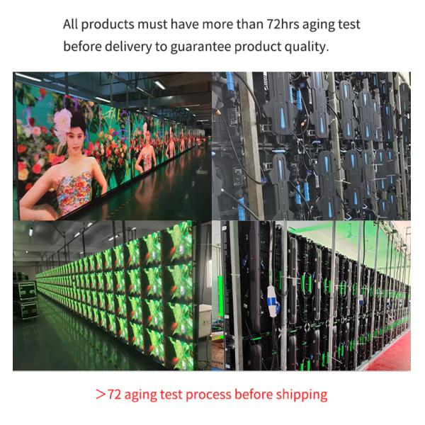 P2.6 P2.9 P3.91 Full Color Outdoor LED Video Wall Display 1920Hz 3840Hz