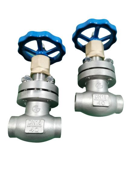DN25 SUS304 Cryogenic Socket Weld Globe Valve For Liquid Gas