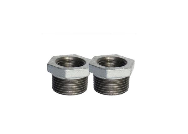 Pipe Reducing Natural Gas Pipe Fittings , Black Iron Bushing No Any Sand Hole