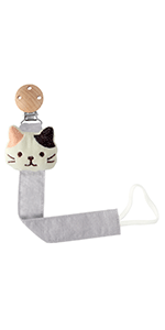 Pacifier Clip, Neutral Cute Rabbit Pacifier Leash For Boys Girls Fits For All Pacifiers, Ideal Baby Shower Baby Gift