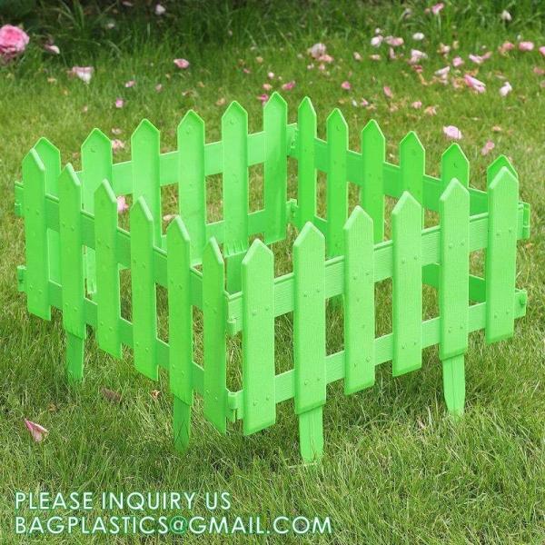 Metal Fence, Plastic Fence, Wooden Fence, Lawn Edging Border Outdoor Garden Fence Panels Decorative Plastic Fencing