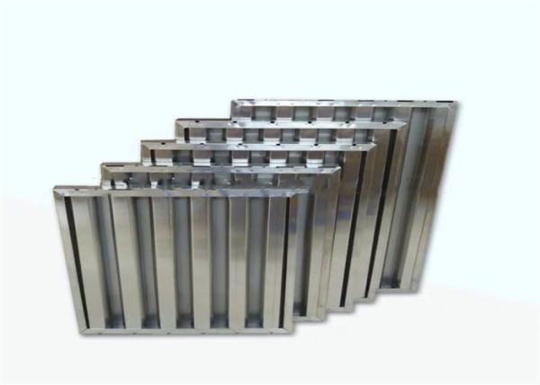 Kitchen Smoke Commercial Range Hood Filters Portable 495*495*48mm With Handles