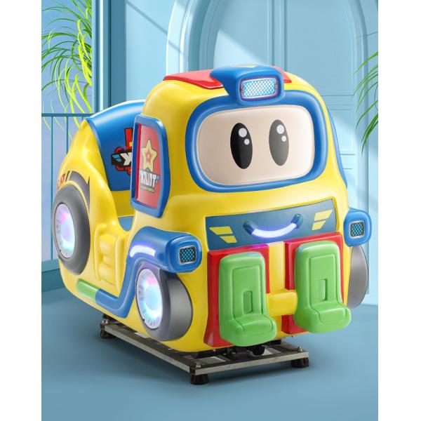 Máquina de plástico para brincar com crianças