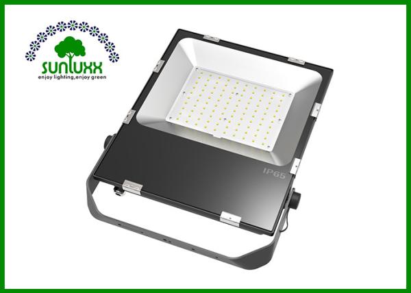 SMD3030 Aluminum Body Slim LED Flood Light 100W Parking Lot Use With 120° Reflector
