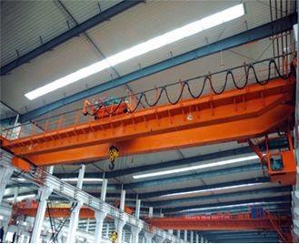 32 Ton QD Double Girder Hooks Overhead Lifting Crane For Warehouse Stockyard