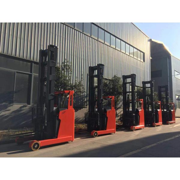 1.5Ton Seated Electric Reach Truck High Performance Mast Forklift Truck With 8000mm Lift Height