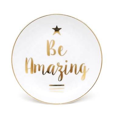 Dessert White Custom Plates Ceramic Plate Printing Designs Ceramic  Plate For Christmas