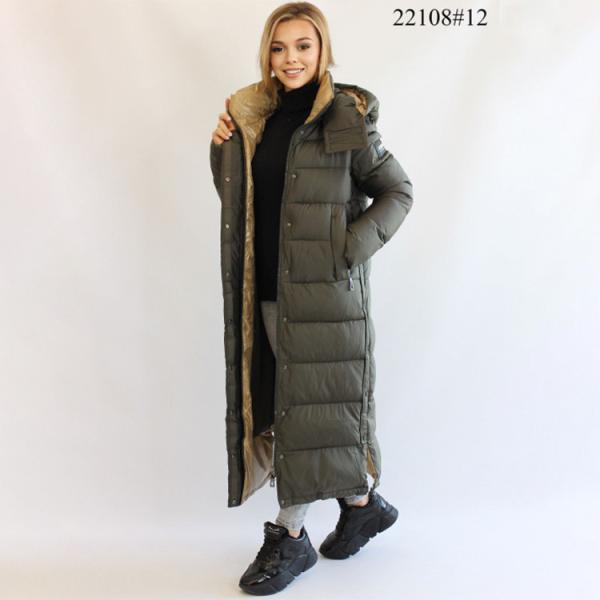FODARLLOY 2022 High End Winter Puffer Jacket Ladies Warm Hooded Cotton-padded Clothes Women Slim Long Down Woman Jacket And Coat