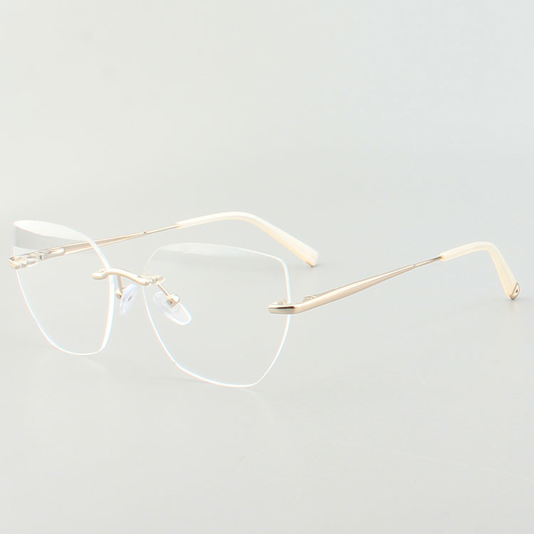 Женщин титана дела рамки Eyeglasses случайных анти- голубых светлых