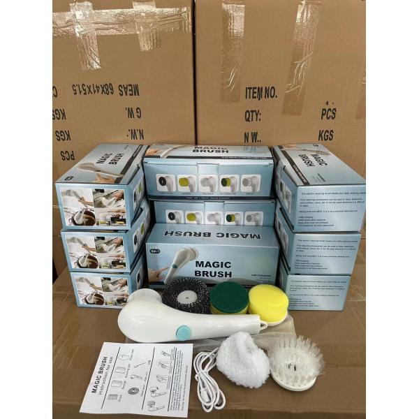 Replaceable Brush Heads Handheld Cleaning Brush for Electric Spin Scrubber in Kitchen