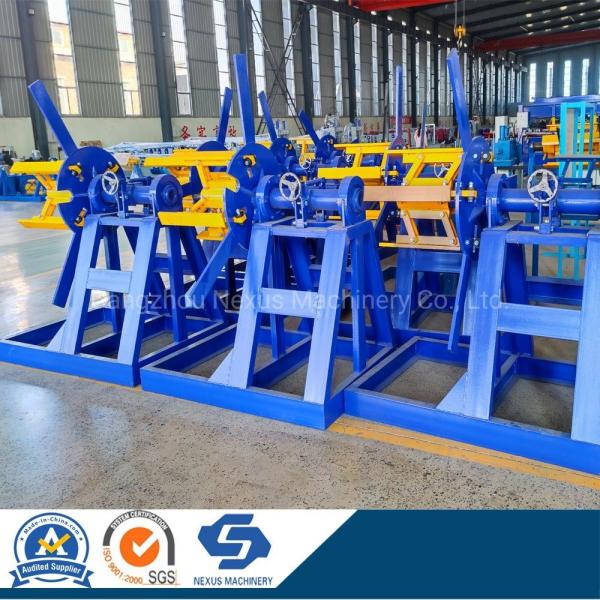                  Steel Coil Simple Metal Manual/Electrical Decoiler             