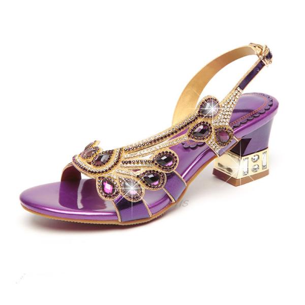 BS044 Sandals Women2020 Summer New Sandals Casual Fashion Word Belt Mid-Slope Heel Sandals Female Mother Shoes