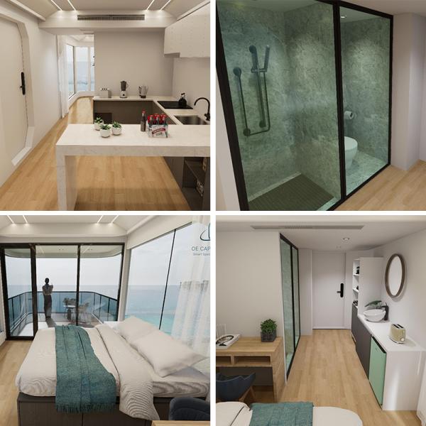 Detachable Cabin House Parks Mobile Garden House With Roof Portable Outdoor Storage Cabin For Garden