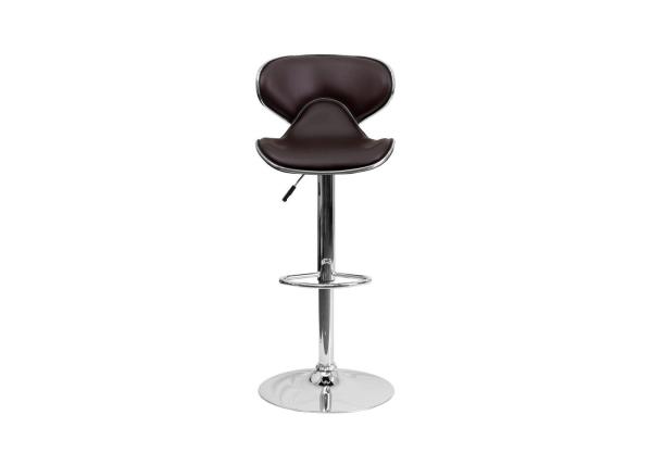 360 Degree Rotation 0.22m3 8.2kgs Modern Black Bar Stools
