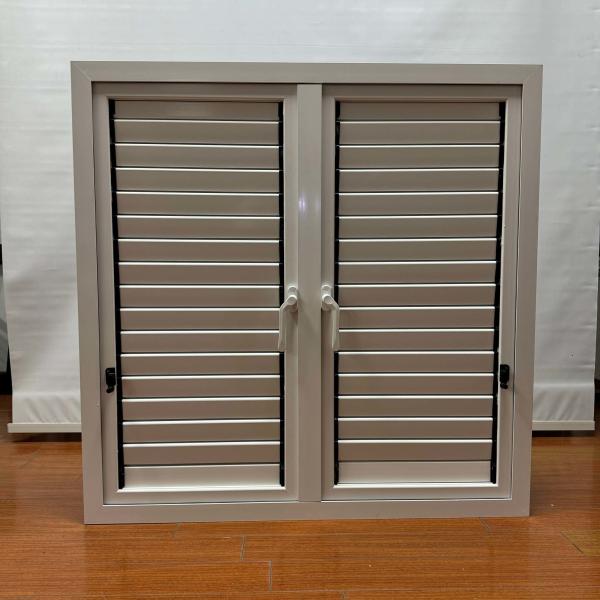 Aluminum Casement shutter Windows high quality ventilation products