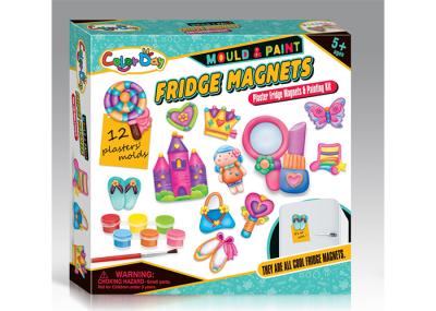 Educational 12 Pcs Plaster Beauty Set Arts And Crafts Toys DIY Coloring Age 5