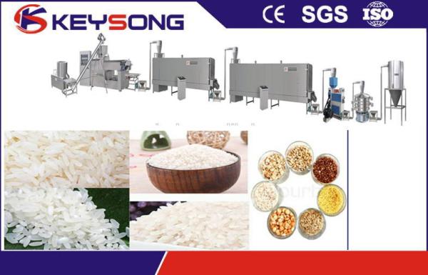 Electric Extruded Artificial Rice Making Machine Capacity 120 - 150 KG / H