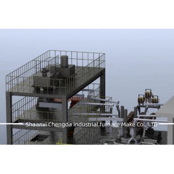 Three way catalyst treatment electric furnace equipment