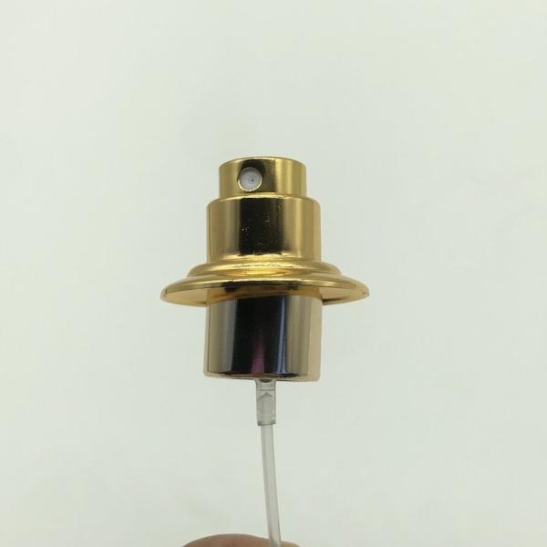 Premium Perfume Pump Mist for Luxury Fragrance Brands with Gold Finishes