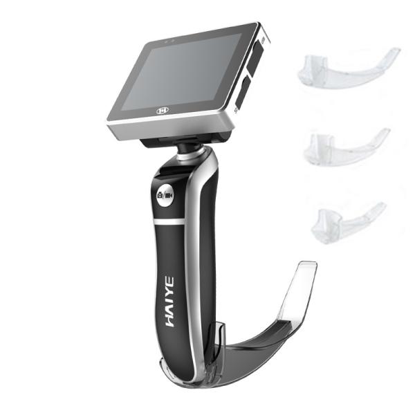 Disposable Blades Anesthesia Video Laryngoscope 3 Inch 2 Million Pixel