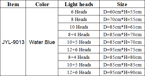 Modern Wedding Luxury Hanging Candle Light With Crystal Chandelier