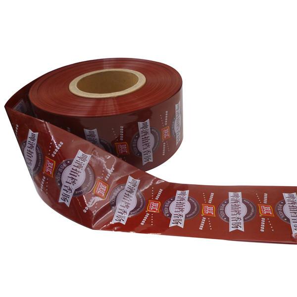 Different Colours Available Customs Logo Flexography Printing 5 Layers Sausage Casings For Sausages