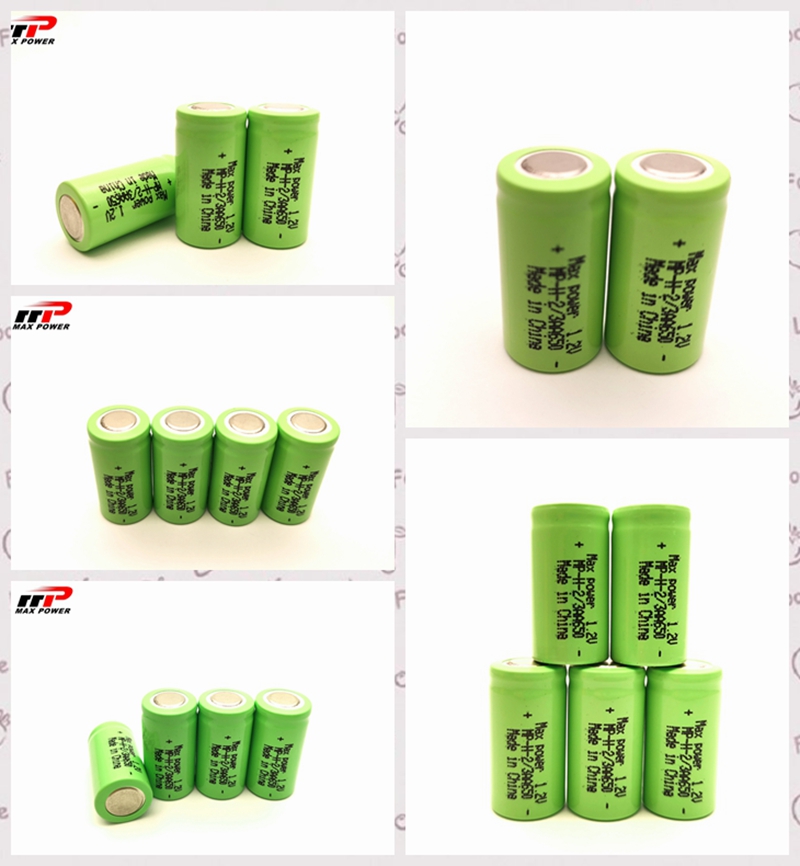 Блок батарей 2/3AA 650mAh 1.2V перезаряжаемые Nimh с BIS CE UL