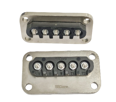 5 Numberofpoles Connection Terminal Board 30A Currentrating Electrical Terminal Block for and Secure Electrical Circuit Connections