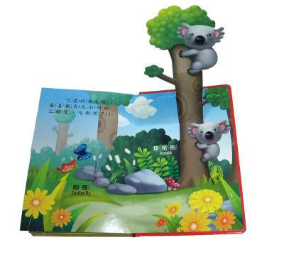 Service d'impression coloré personnalisable du livre d'enfants du carton 3D avec le vernissage