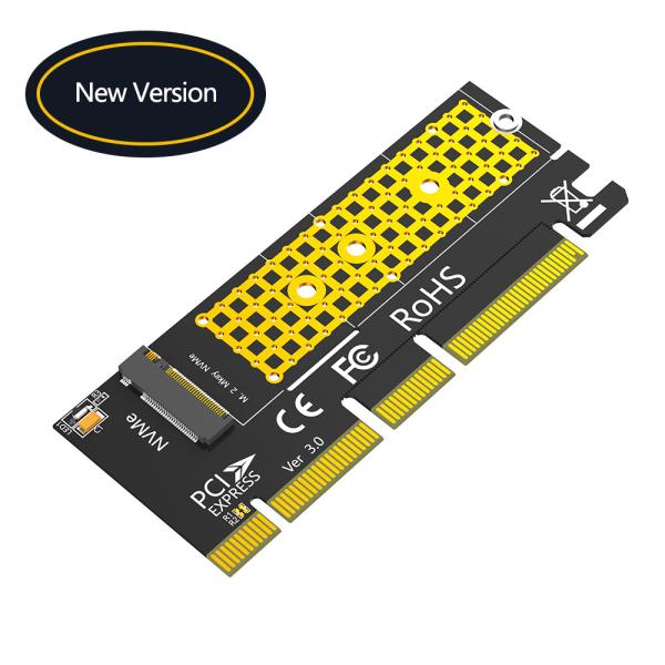 NVMe Adapter M.2 PCIe SSD to PCI-e x4 / x8 / x16 Converter Card for M.2 (M Key)