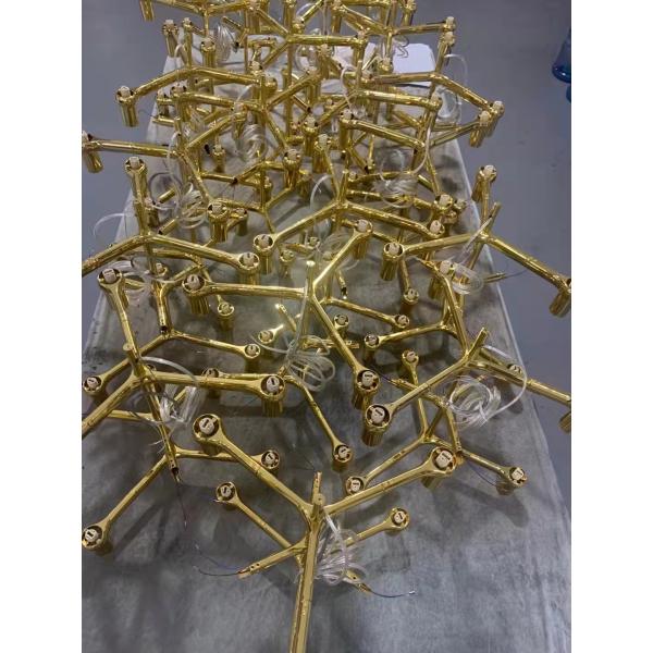 Large  LED Chandelier Luxury Living Room Hanging Light