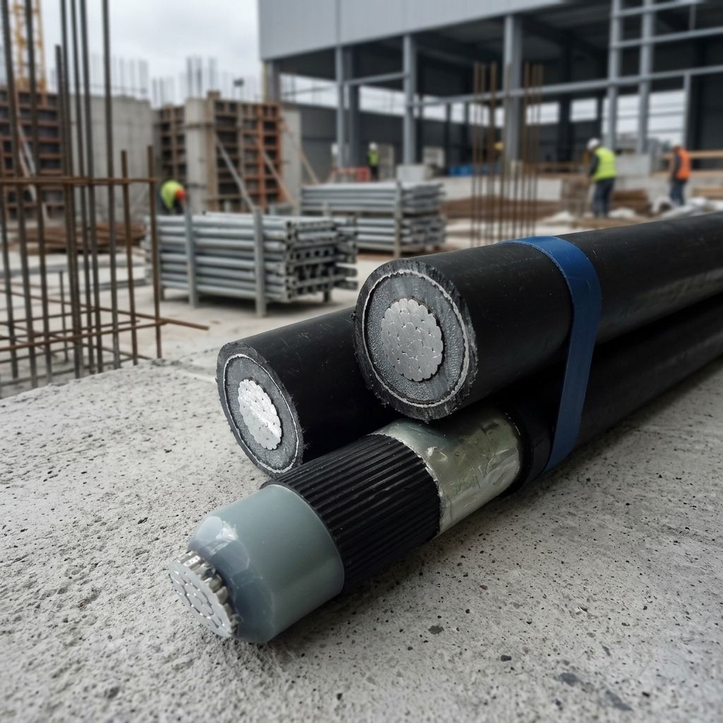 12/20 kV Aluminum Conductor XLPE Insulation Medium Voltage Twisted Cable for Industrial Construction