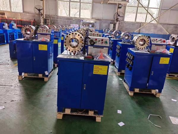 High-Pressure Electric Hydraulic Hose Crimping Machine 31.5mpa Productivity 200 Pcs/h