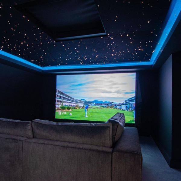 cor do RGB dos painéis de teto da estrela da fibra ótica de 600x600mm para a decoração