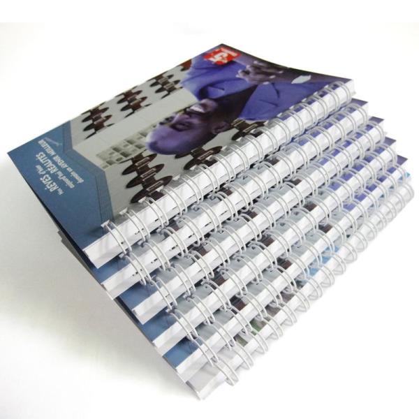 Impression faite sur commande personnalisée de bloc-notes de carnet d'obligatoire en spirale de YO pour des affaires