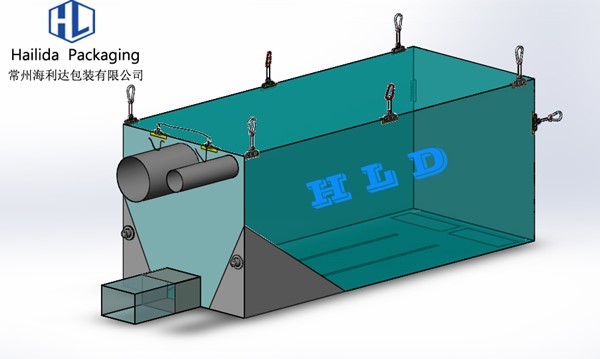 40FT Corn Starch Dry Bulk Container Liner PE Film PP Woven Fabric