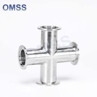 Acessórios de vácuo KF Equal Cross 4-Way Adaptador Semicondutor KF25 Cross KF40 aço inoxidável SS304 SS316L KF Fla