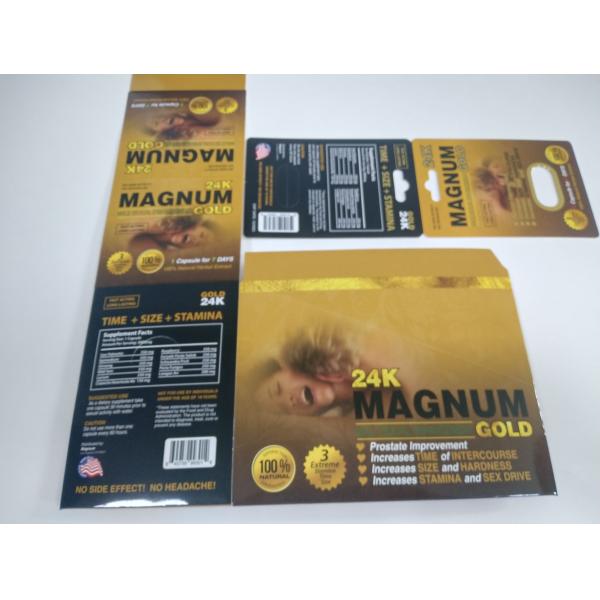 Реклама печатая упаковку таблетки повышения изготовленного на заказ носорога коробки бумажной карты изготовленного на заказ мужскую кладет розовый Pussycat в коробку