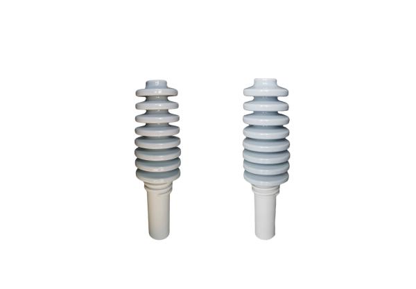 Claro - isoladores cinzentos da linha elétrica da porcelana do ANSI 25KV