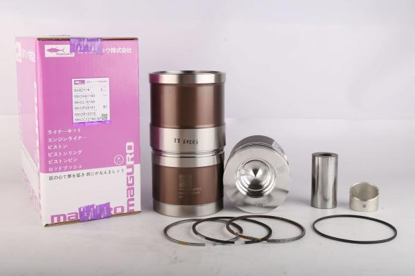 6 motor diesel 114mm de Kit Fit SA6D114 KOMATSU do forro do cilindro dos cyls