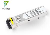 módulo de SFP do único modo do WDM DDMI de 1.25G BIDI 120km 1550nm/1490nm LC