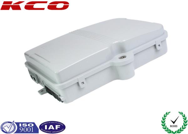 24 Cores ODF Optical Fiber Termination Box / Distribution Box Rubber Strip
