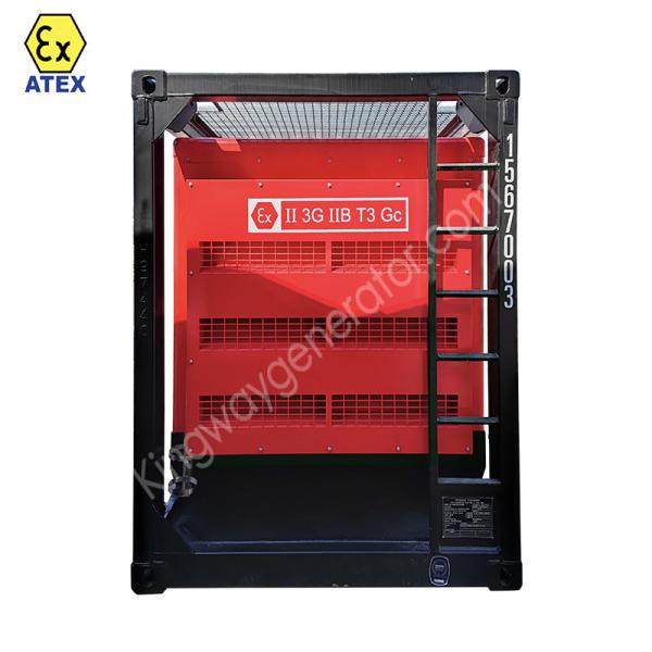 60 kva Atex Zone 2 IIB Temperature T3 Diesel Generator Alternator IP55  Explosion Proof with DNV 2.7-1 Offhore Container