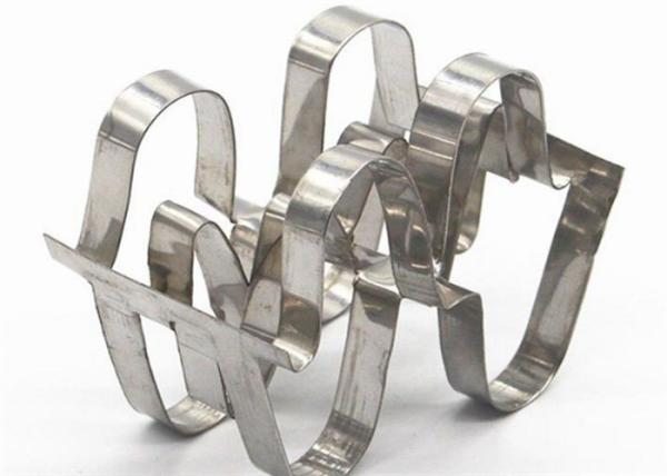 Stainless Steel 304 Metal Intalox Tower Packing For Industrial 50*50*0.7mm