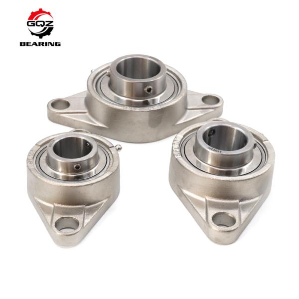 SSUCLF206 Pillow Block Bearing UCFL 206  Stainless Steel oval flange ball bearing unit