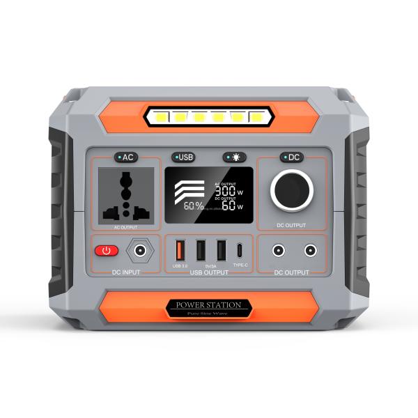 Outdoor High Capacity 300W Portable Power Station With MPPT Controller