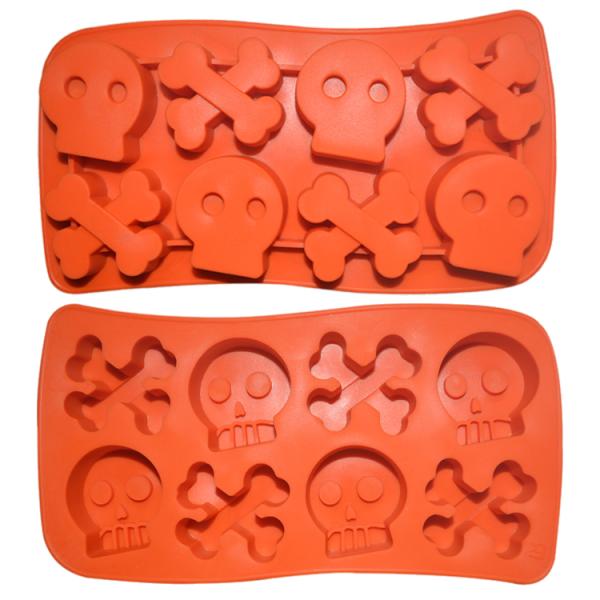 Оранжевая прессформа торта силикона помадки подгоняла размеры устойчивые для украшать